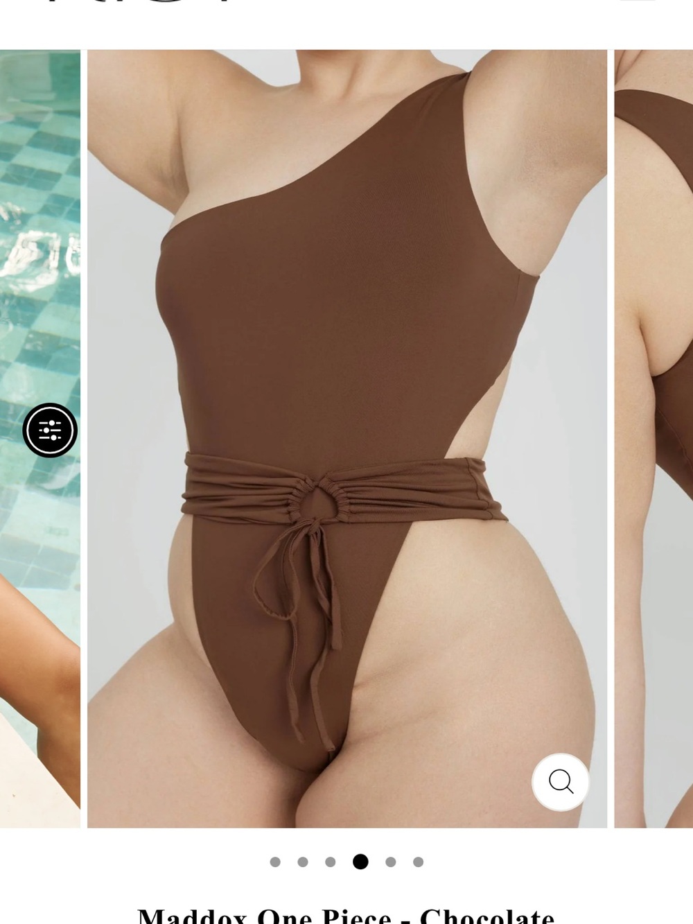 Riot Swim Maddox One-Piece Swimsuit — Chocolate Brown